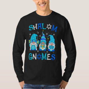 Shalom Gnome Happy Hanukkah Chanukkah Gnomes Jewis T-Shirt