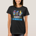 Shalom Gnome Happy Hanukkah Chanukkah Jewish Dreid T-Shirt<br><div class="desc">Shalom Gnome Happy Hanukkah Chanukkah Jewish Dreidel Latkes</div>