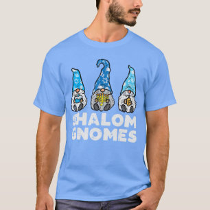 Shalom Gnomes Funny Jew Hanukkah Pajamas Chanukah T-Shirt