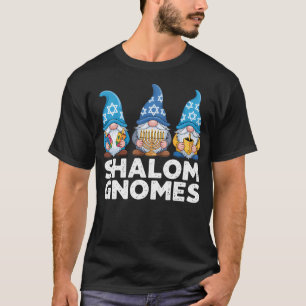 Shalom Gnomes Funny Jew Hanukkah s Chanukah Pjs W T-Shirt