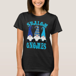Shalom Gnomes Hanukkah Jew Hanukkah Pyjamas PJs T-Shirt