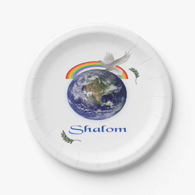 shalom paper plate (Front)