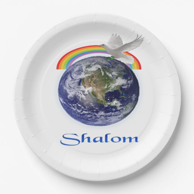 shalom paper plate (Front)
