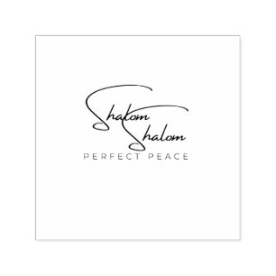 Shalom Shalom (Perfect Peace) Self-Ink Stamper Self-inking Stamp