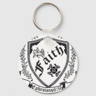 Shalom Shield of Faith Key Ring