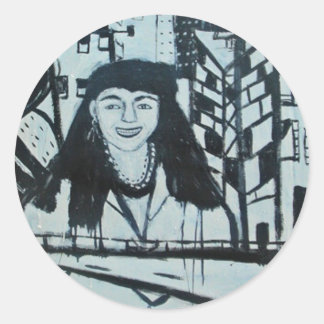 SHALON 1985 CLASSIC ROUND STICKER