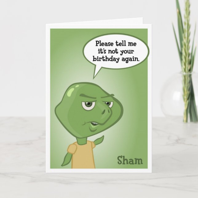 Sham Birthday Card (Front)