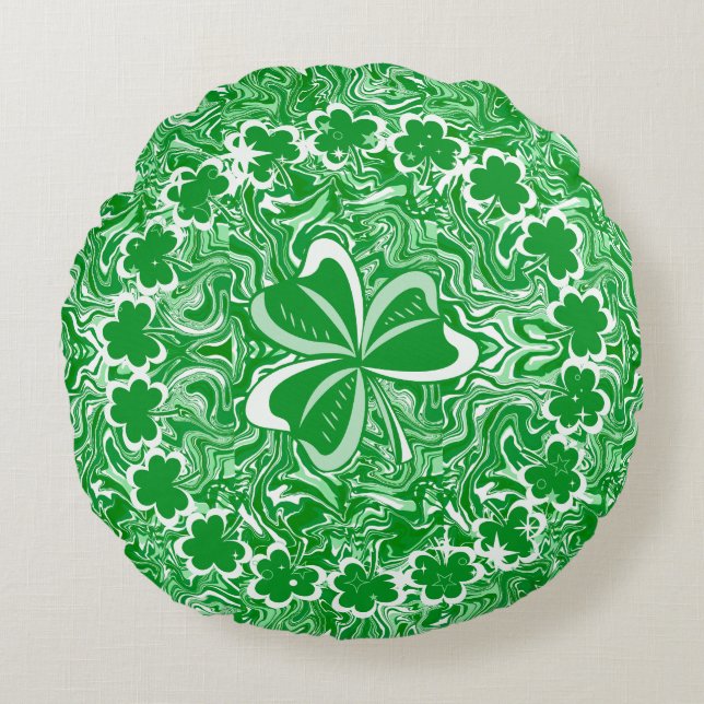 Sham-Rock! Round Cushion (Front)