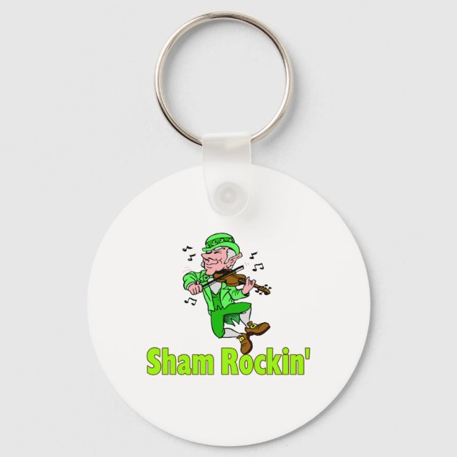 Sham Rockin Key Ring (Front)