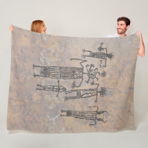 Shaman and Spirit Guides Fleece Blanket