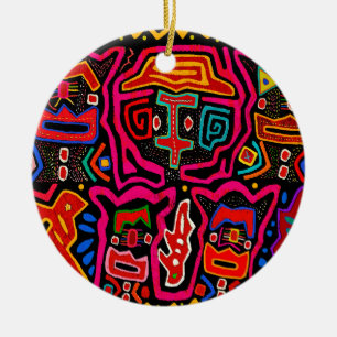 Shaman Demon Spirits and Dreams Ceramic Tree Decoration