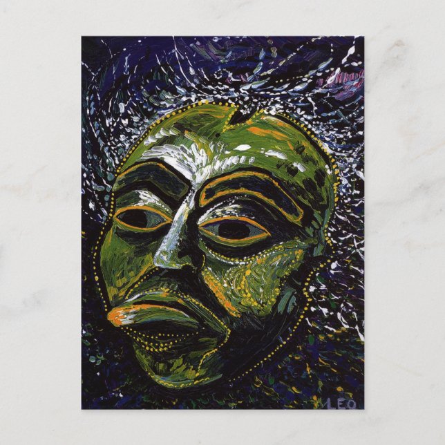 Shaman Mask Postcard (Front)