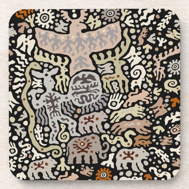 Shaman Peyote Ritual Coaster (Front)