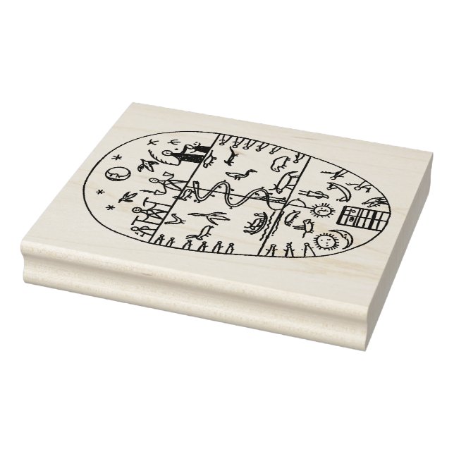 Shaman Peyote Ritual Dream Rubber Stamp (Stamp)