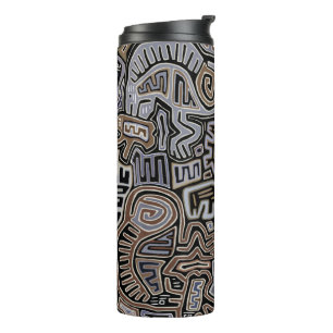 Shaman Peyote Serpent Ritual Spirits Thermal Tumbler