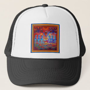 Shaman Ritual Huichol Trucker Hat