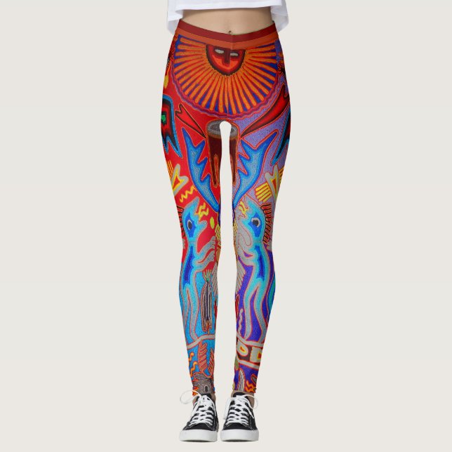 Shaman Southwest Peyote Ritual Leggings (Front)