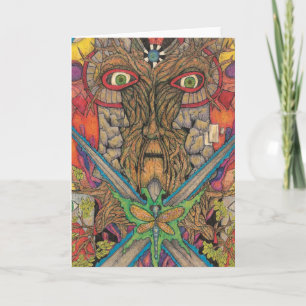 Shaman Spirit - The Green Man Card