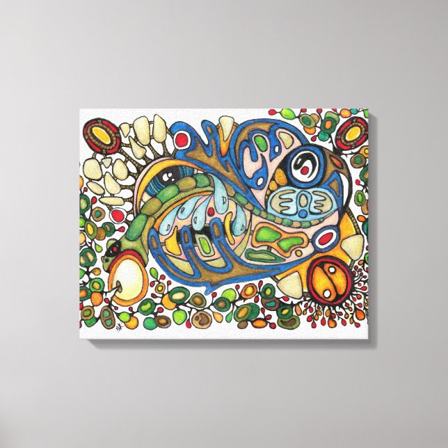 Shaman Spirit: The Whisper of Spirit Voices (WEST) Canvas Print (Front)