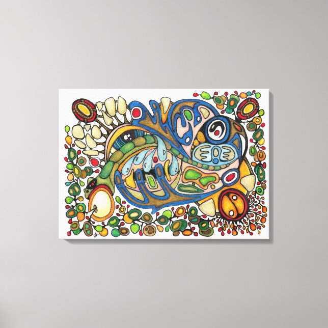 Shaman Spirit: The Whisper of Spirit Voices (WEST) Canvas Print (Front)