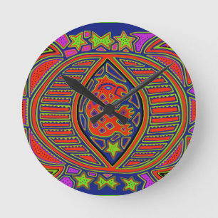 Shaman Turtle Spirit Round Clock