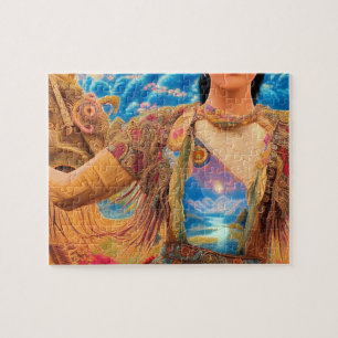Shaman Woman Jigsaw Puzzle