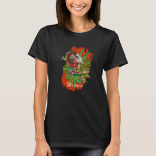 Shaman woman with animal skull T-Shirt