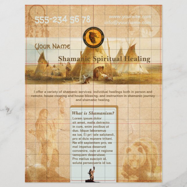 Shamanic Healing - Flyer (Front)