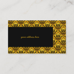 Shamanic Night Owl Mosaic Pattern + your text Business Card