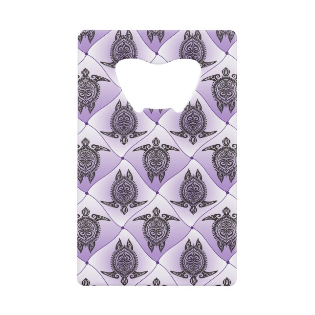Shamanic Sea Turtles Pattern - violet (Front)