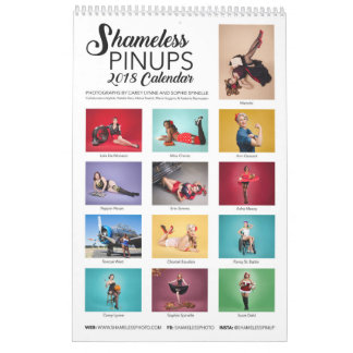 Shameless Pinups: 2018 Calendar