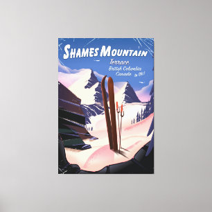 Shames Mountain Terrace British Columbia Ski Canvas Print