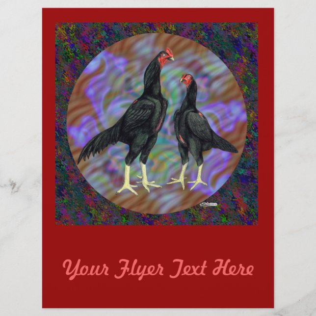 Shamo:  Black Pair Flyer (Front)