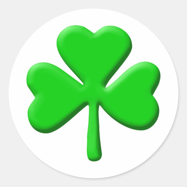 Shamrock Stickers & Labels | Zazzle UK