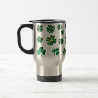 Shamrock 3D Clover Leaves Lucky Travel Mug