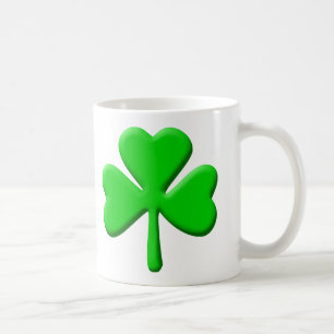 shamrock 3d coffee mug