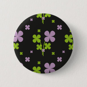 Shamrock 6 Cm Round Badge