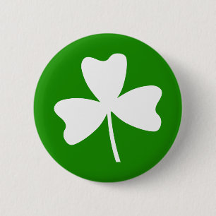 Shamrock 6 Cm Round Badge