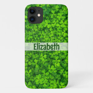 Shamrock Add Name Personalised iPhone 11 Case