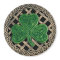 Shamrock And Celtic Knots Magnet Black