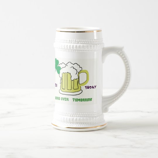 Shamrock, and Mog of Beer Stien Beer Stein