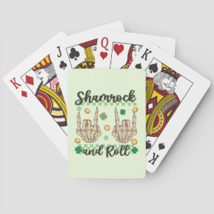 Shamrock and Roll Hand Playing Cards