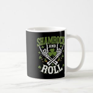 Shamrock And Roll Rock And Roll Saint Patrick's Da Coffee Mug