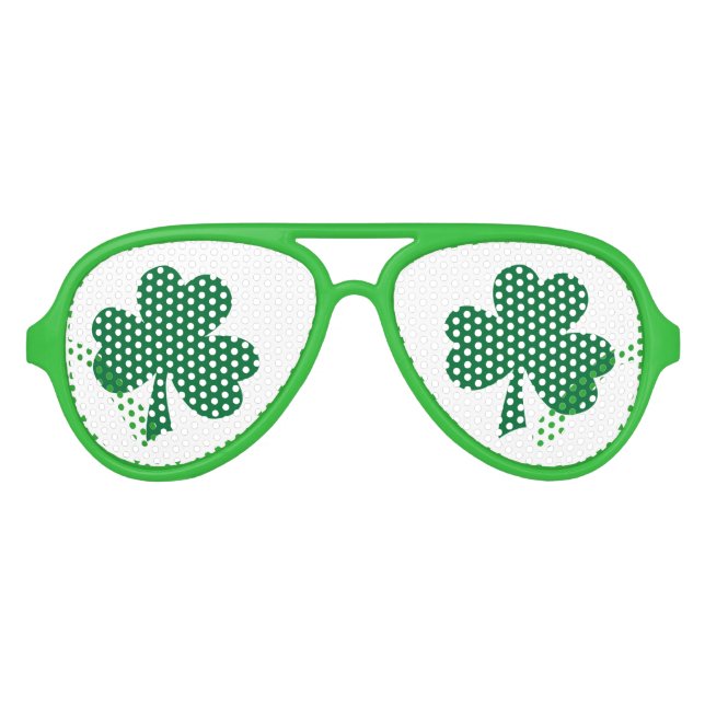 Shamrock Aviator Sunglasses (Front)