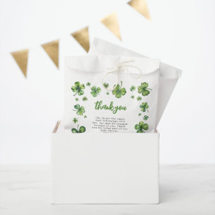 Shamrock   Baby Shower Thank You Favour Bags