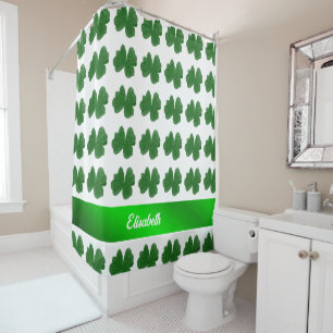 shamrock,Bad decoration Shower Curtain