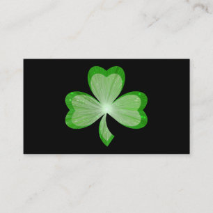 Shamrock Black business card