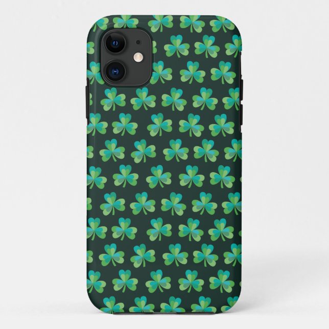 Shamrock Black iPhone SE/5/5S Barely There Case (Back)