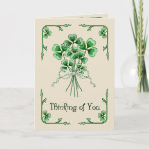 Shamrock Bouquet Card