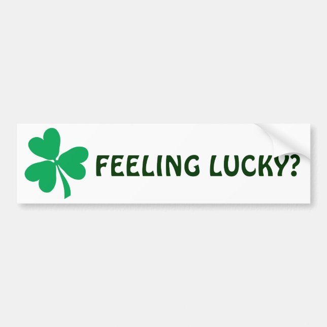 Shamrock- Bumper Sticker (Front)